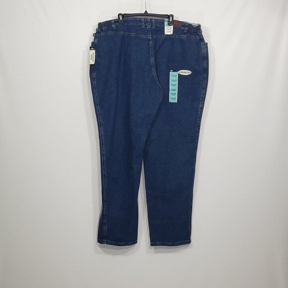 NWT Lee Relaxed Fit Tapered Leg Jeans Plus Size 28W Long - Picture 2 of 4
